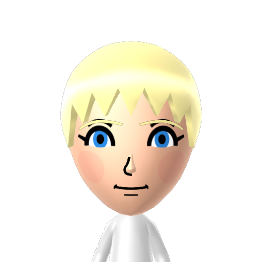 Teddie Mii character: My personal recreation of the Mii as it appears in the SSBU Mii Fighter DLC trailer.
