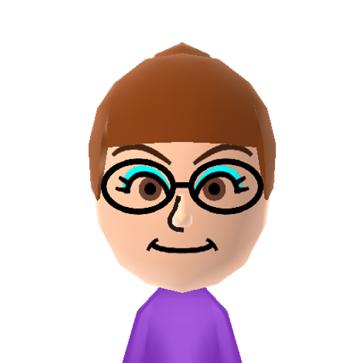 PepperAnn Mii character: Titular character from the 90s Disney cartoon Pepper Ann. A nerdy student who wants to be in the cool crowd and has emotions that come out as fantasies.
