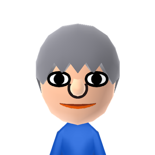 Grover Mii character preview