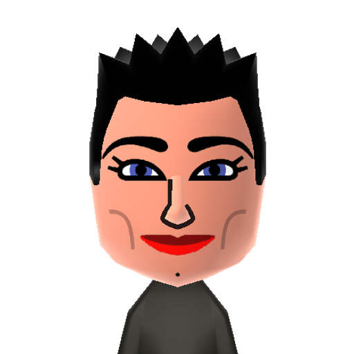 AdamLambrt Mii character: Singer who got his start on American Idol known for his guyliner and power vocals.