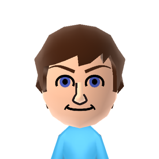 James C. Mii character: A Mii from Jackson's WSR Mod, a mod for Wii Sports Resort.