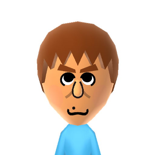 キングコングかじわら Mii character: A Mii from Yoshimoto Comedians