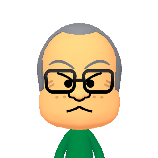ΗΘΙΚΛΜΝΞΟΠ Mii character: This Mii is from the Switch SDK as a SampleDB Mii.