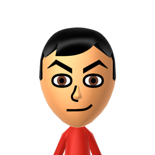 Joe Mii character: from My Wii U Friend List (July 2017) [@AwesomeGamerland]