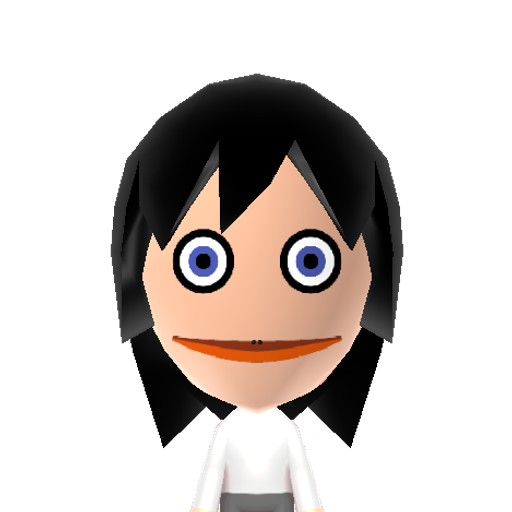 Jeff (T.K) Mii character: Jeff the Killer, a creepypasta/horror character. (Source: https://www.youtube.com/watch?v=inl_tpNFeho)