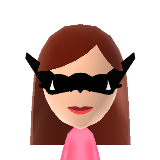 W. Pink Mii character: From Platinum Games' "The Wonderful 101".