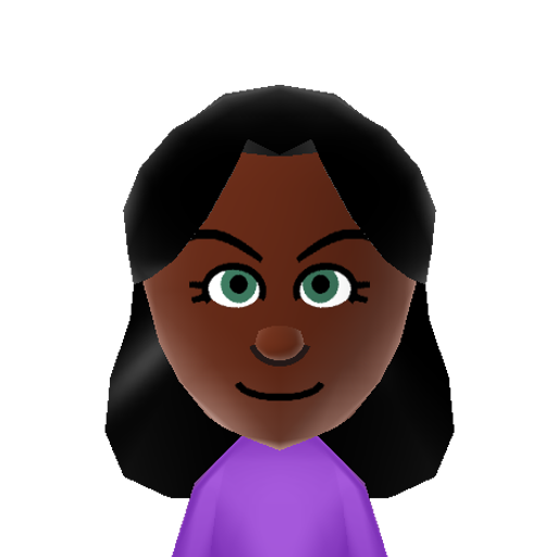 Cassie Mii character: From the Animorphs book series by K.A. Applegate. She works with her parents at the Wildlife Rehabilitation Clinic, which is a barn on their property where they care for animals. Cassie is very nice, but in battle, she's as strong as her friends.