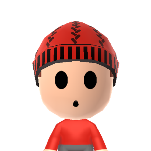 Shy Guy Mii character preview