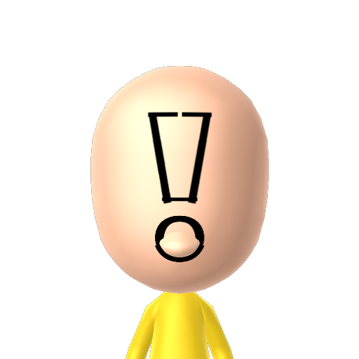 ! Mii character: A Mii uploaded to Check Mii Out Channel (WiiLInk)