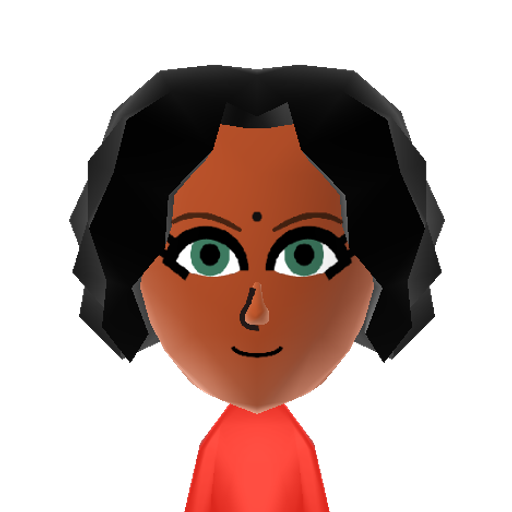 Anthy Mii character preview