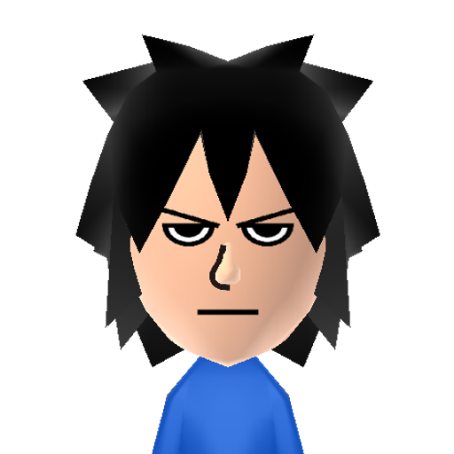 Gray Mii character preview