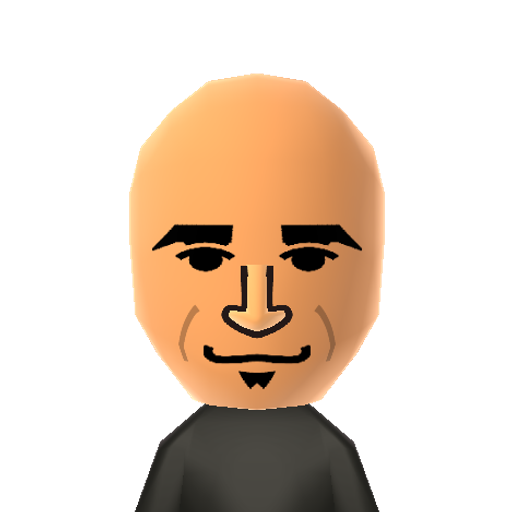 M.Symon Mii character: An award-winning Iron Chef from the Food Network.