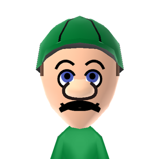 Luigi Mii character preview
