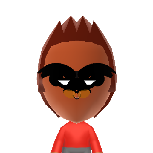 SprRedBird Mii character: Powerful red bird from Angry Birds Space.