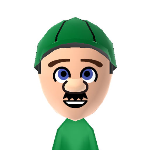 Luigi Mii character preview