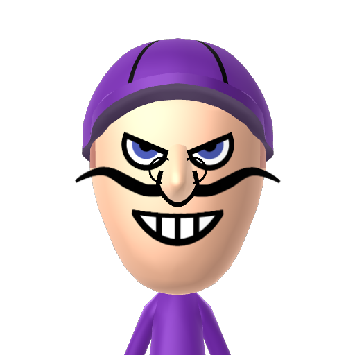 Waluigiii Mii character: These are extracted and derived from the Mii Central Miis from the 3DS Miitopia.