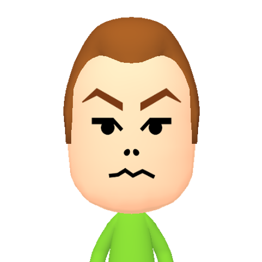 ƒǅǆǲǳȚțˇ˘˙ Mii character: This Mii is from the Switch SDK as a SampleDB Mii.