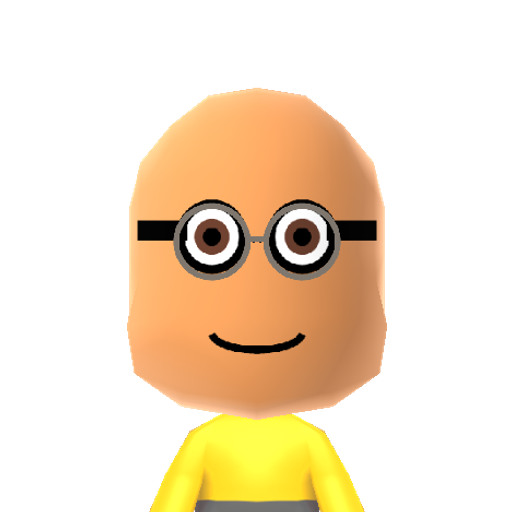 Minion™ Mii character: Subordinate of Gru from the animated films "Despicable Me" and "Despicable Me 2".