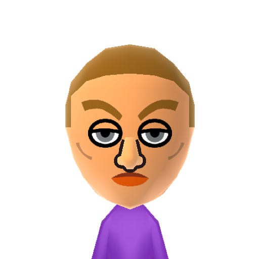 Mii138 Mii character: A Mii found in unused WaraWara files
