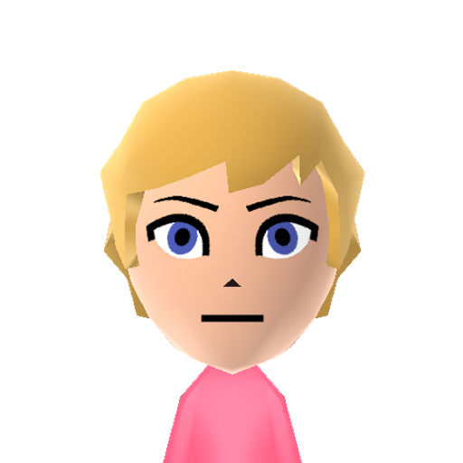 Charlie Mii character: Raphael's androgynous rival from Sega's "Rhythm Thief & the Emperor's Treasure".