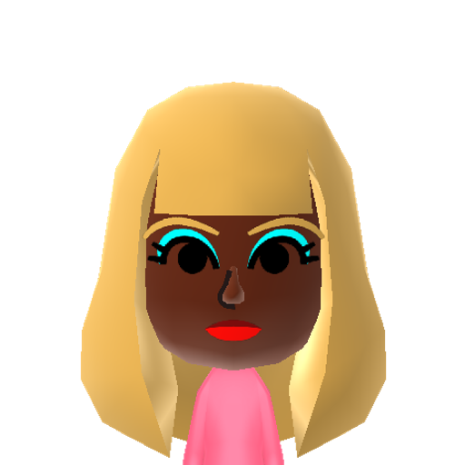 NickiMinaj Mii character: Rapper and pop star.