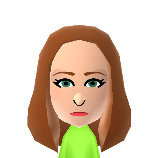 Sansa S. Mii character: From "Game of Thrones". Played by Sophie Turner.