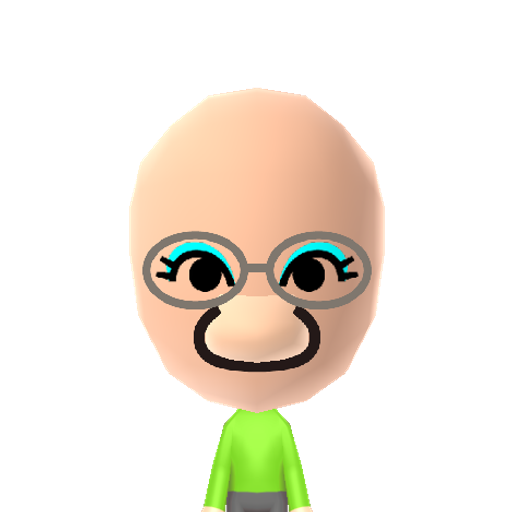 spinach Mii character: A random Mii frm my Wii