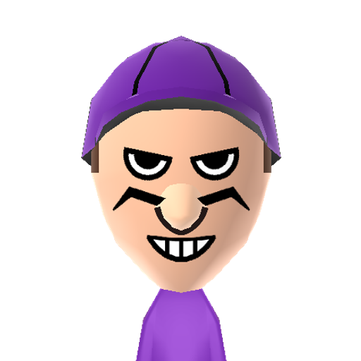 Waluigi Mii character preview