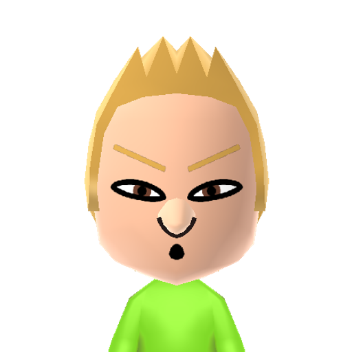 NINTENDO Mii character: a Default WaraWara Plaza Mii