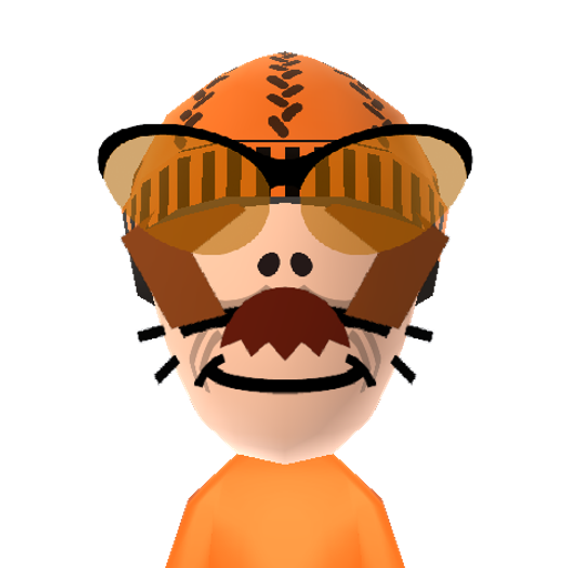Tigger Mii character preview