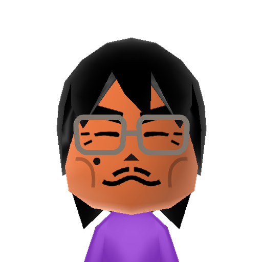 Nobuzuke Mii character: A Mii from Popsicle-Kun