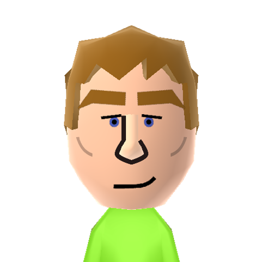 マイク Mii character: A Mii from JOYSOUND Wii
