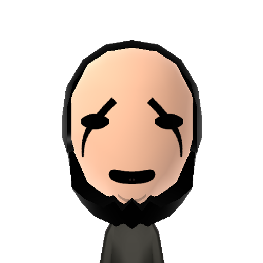 No-Face Mii character: A character from the anime movie Spirited Away.