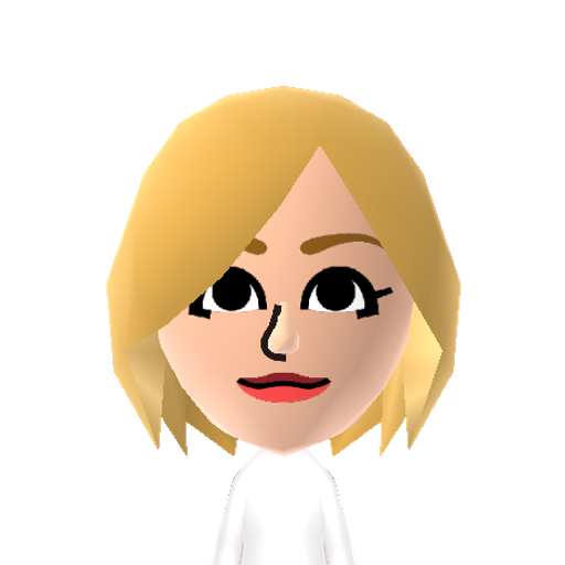 Nazz Mii character: From the Cartoon Network show "Ed, Edd n Eddy". She's the girl that all the boys love. Every one of the Eds have trouble speaking when she's around.