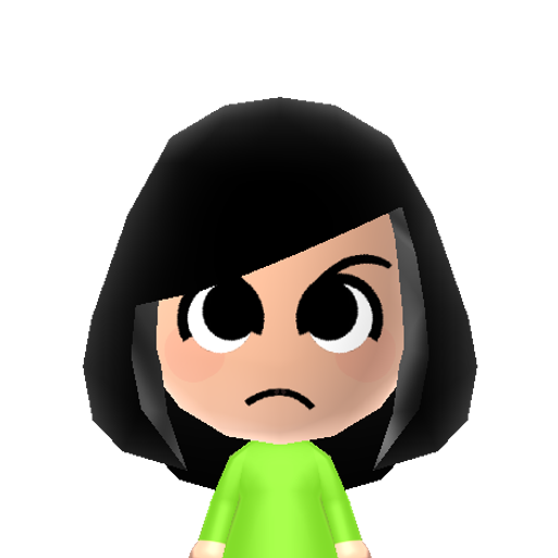 Buttercup Mii character preview