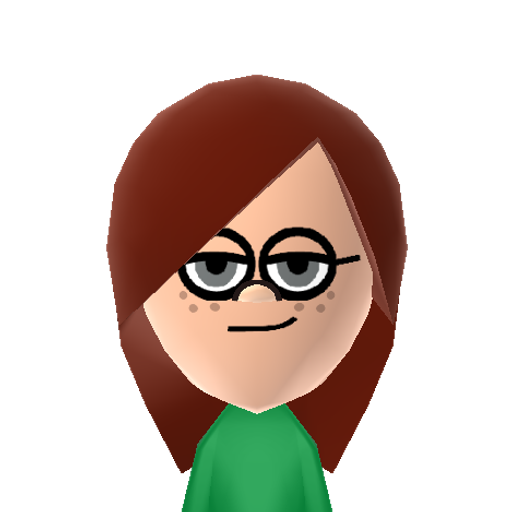 Wendy Mii character: From Disney's "Gravity Falls". Works as a cashier at the Mystery Shack in Gravity Falls. Dipper has a huge crush on her.
