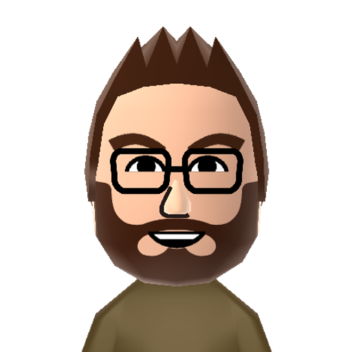 Rutledge Mii character: He is one of the three guys who destroys cars and trucks in the famous TV show "Top Gear"