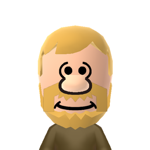 Barney R. Mii character: Fred Flintstones goofy best friend and next door neighbor on the cartoon "The Flintstones".