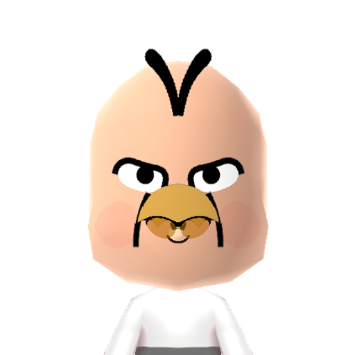 White Bird Mii character preview