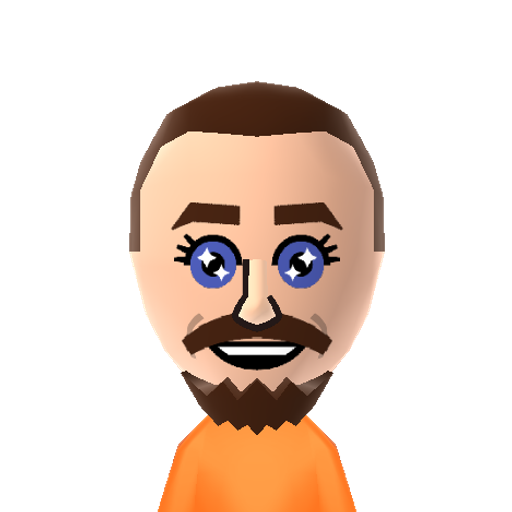 Sjin Mii character: Otherwise known as Sjin, he is a member of the Yogscast: a group of gamers on YouTube.