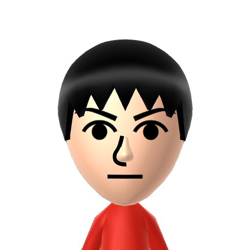 ? Mii character: A Mii uploaded to Check Mii Out Channel (WiiLInk)