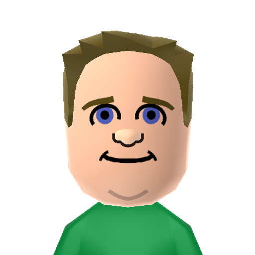 NINTENDO Mii character: a Default WaraWara Plaza Mii