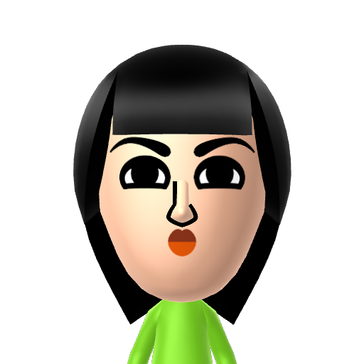 ほぼぽまみむめもゃや Mii character: This is a Mii for testing Mii nicknames.
