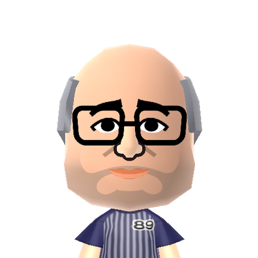 DeVito Mii character: By @squeakyrob (TikTok)