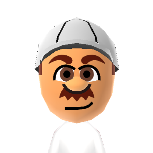 Fire Mario Mii character: Mario in his fire form in many Mario games.