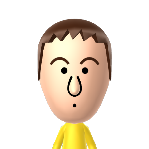 ? Mii character: A Mii uploaded to Check Mii Out Channel (WiiLInk)