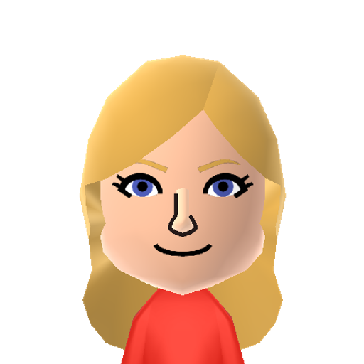 Amy Mii character preview