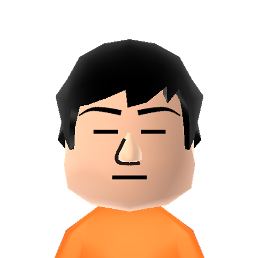 Kellam Mii character: The knight class character from the game "Fire Emblem: Awakening".