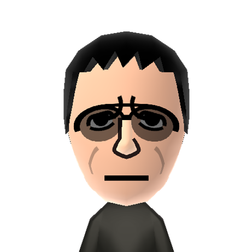 Lou Riid Mii character: The rock & roll singer-songwriter and guitarist.