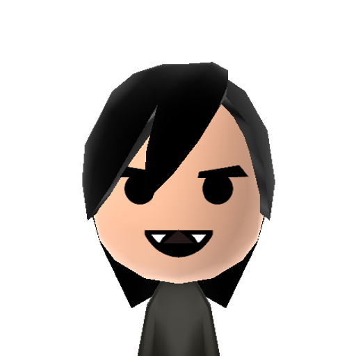 Marshel Mii character: The gender bent version of Marceline on from the "Adventure Time" episode Bad Little Boy.